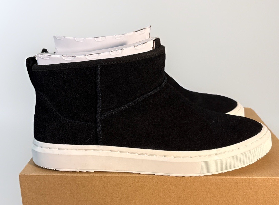 MINI BOTA UGG ALAMEDA 1143786 NEGRA MUJER TALLA 9 (100% AUTÉNTICA) TOTALMENTE NUEVA