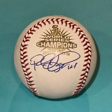 PAUL KONERKO (Sox) Signed Official 2005 WORLD SERIES Baseball Beckett (BAS)
