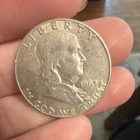 1963 Franklin Half Dollar Denver Mint Silver 50C Circulated