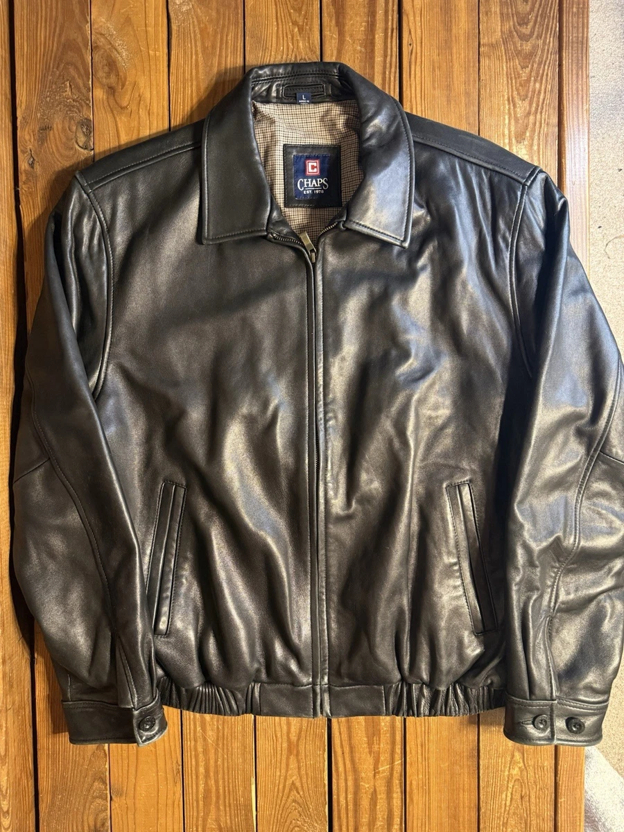Chaps Leather Jacket products for sale | eBay