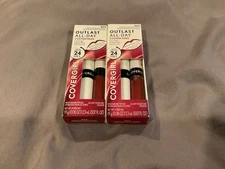 2 Brand New Covergirl Outlast All Day Custom Reds Unique Burgundy 860