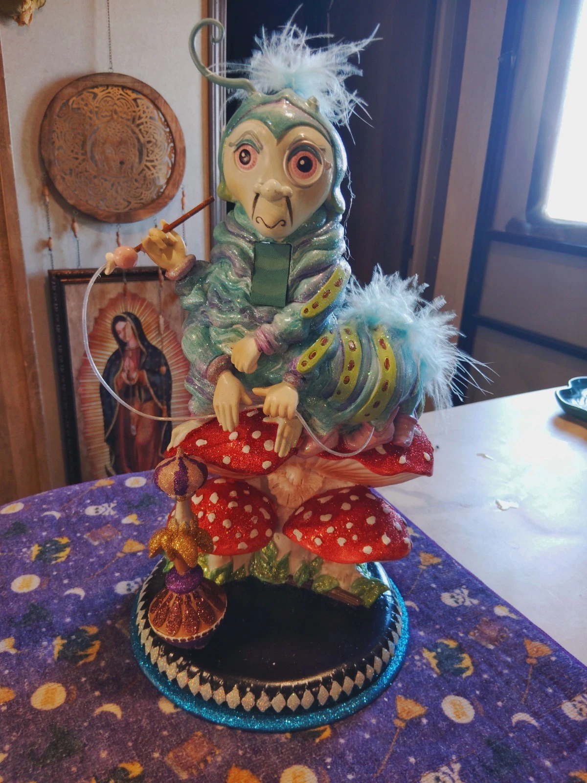 Kurt S. Adler Nutcracker Alice in Wonderland Caterpillar