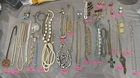 Huge Lot Vtg Estate 60 Pc Costume Jewelry Designer Necklaces Earrings Bracelets