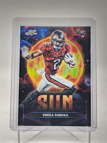 2025 Topps Cosmic Chrome Emeka Egbuka Sun (RAW)