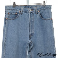 Vintage Levis Made in USA Classic Faded Blue 501 532 Rivet 501-0193 Jeans 34 #2
