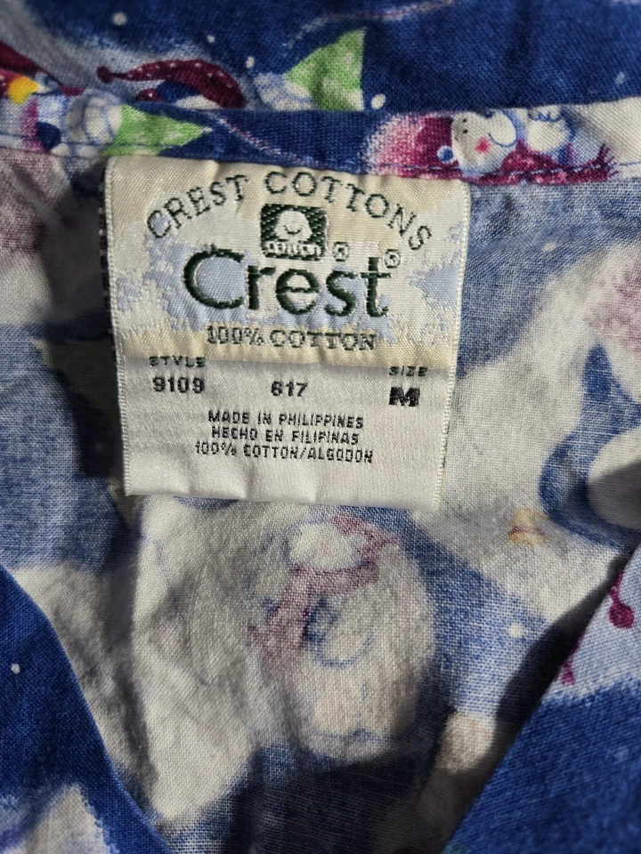 Crest скраб верхний размер M-синий зимний эскимос/иглу/пенкин груди 23,5»/L 28» - Изображение 3 из 4