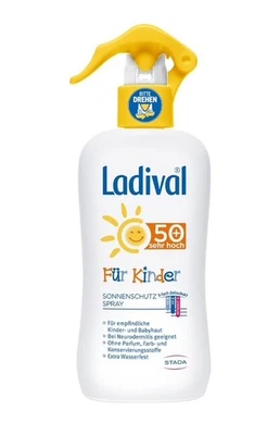 Ladival Kinder Sonnenschutz Spray SPF 50+ 200 ml – extra wasserfest PZN:14405835