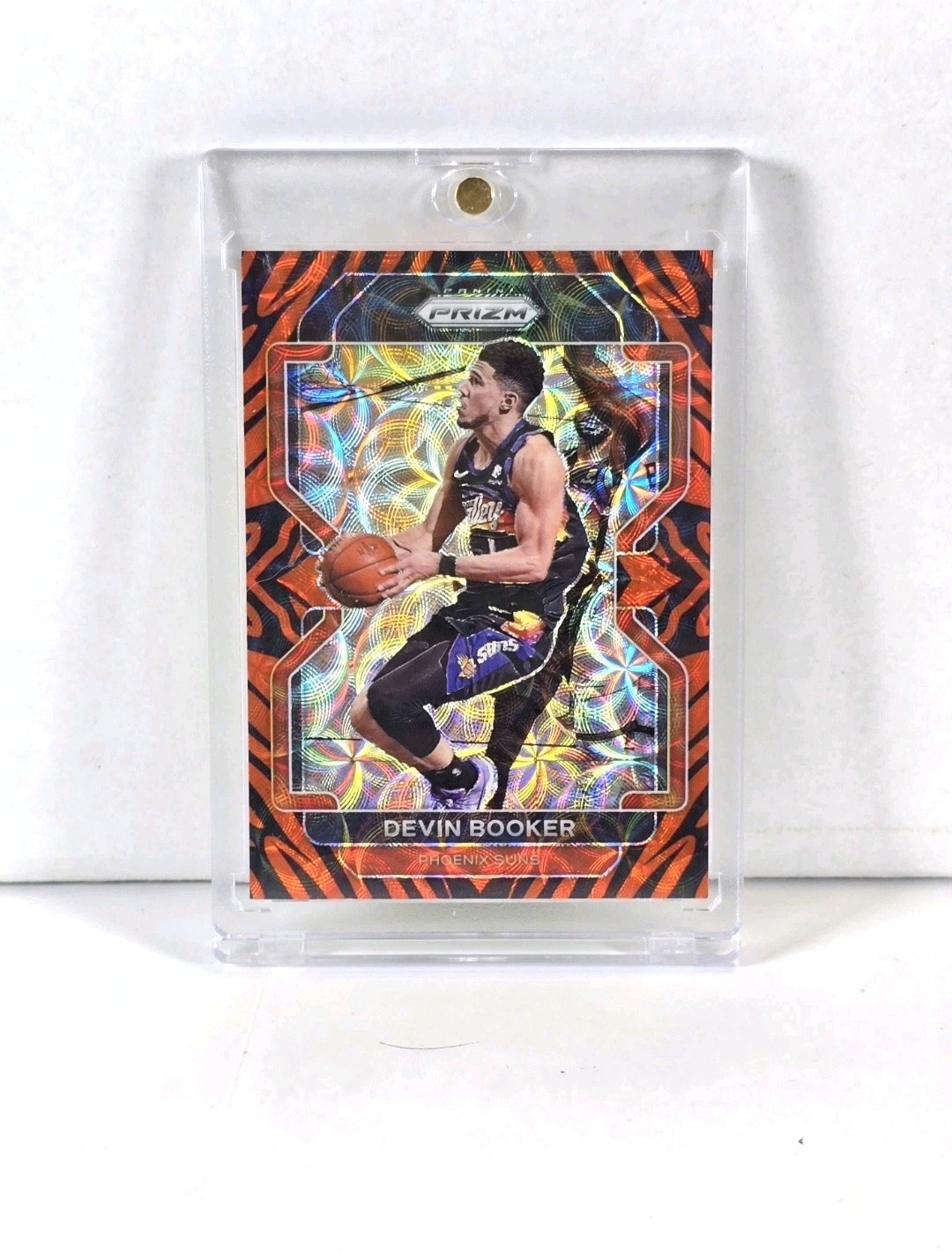 2021-22 Panini Prizm Devin Booker #203 Choice Tiger Stripes  EXTREMELY RARE!!