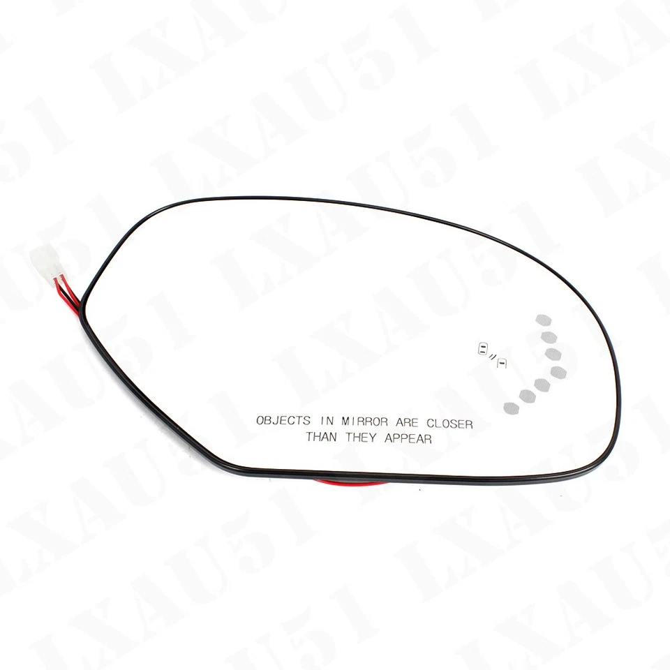 Right Side Mirror Glass Arrow Signal Blind Spot For Cadillac Escalade - Image 2 of 4