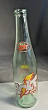 VINTAGE  Jolt Cola 12 Ounce Glass Soda Bottle Twice The Caffeine NICE