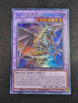 Yugioh - Red-Eyes Slash Dragon LDS1-EN014 Limited Edition Secret Rare NM