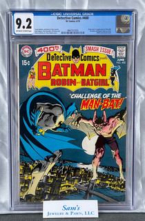 Detective Comics #400 = D.C. Comics 1970 CGC 9.2 Origin and 1st app of Man Bat