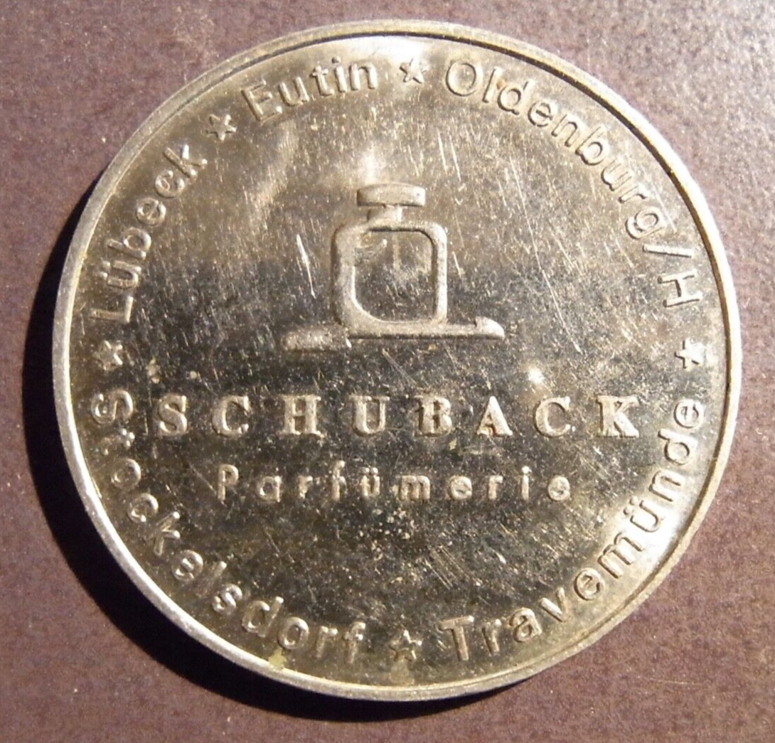 Medaille Lübeck Eutin Oldenburg Travemünde Schuback Dukaten ca 35 mm - Main Image