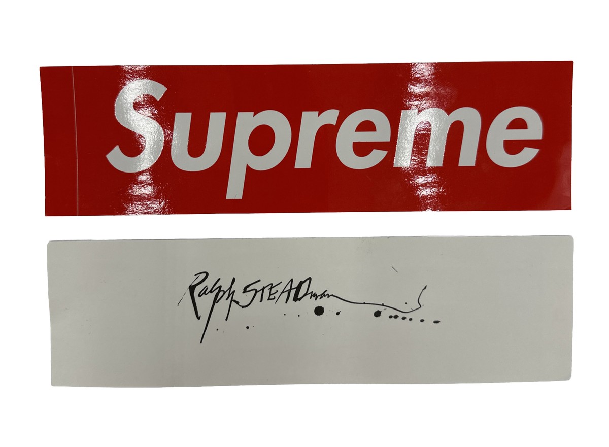 Supreme Ralph Steadman Box Logo Sticker SS22 100% Authentic Supreme Ralph Steadman Box Logo Sticker SS22 100% Authentic