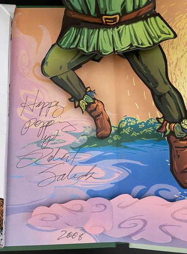 Robert Sabuda SIGNED AUTOGRAPHED Peter Pan ARC Pop-Up + INSC HC Promo Edition - Foto 3 di 3