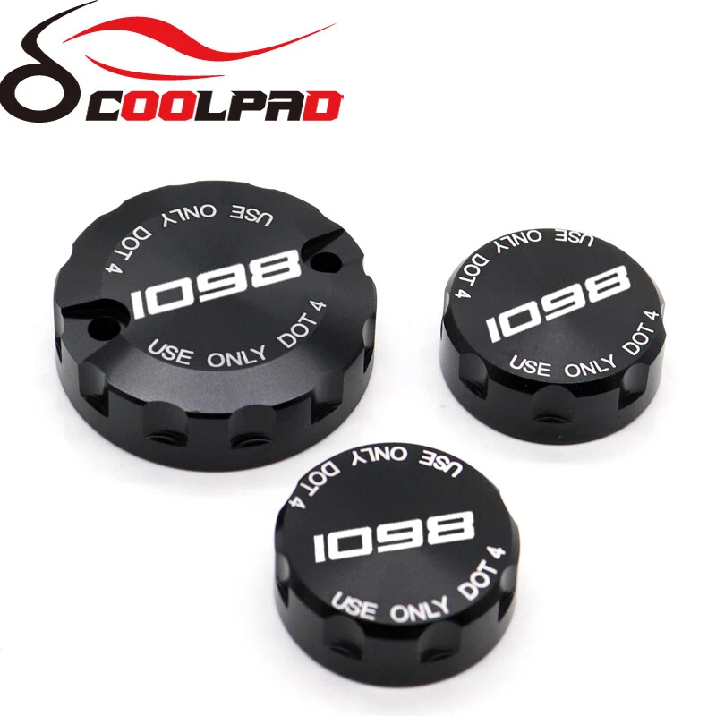 Cubierta depósito embrague freno delantero trasero para DUCATI 1098/R/S 2007-2009 Foto 2 de 4