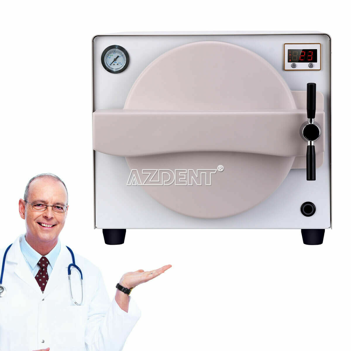 18L Dental Autoclave Steam Sterilizer/ Handpiece Maintenance Lubrication Device