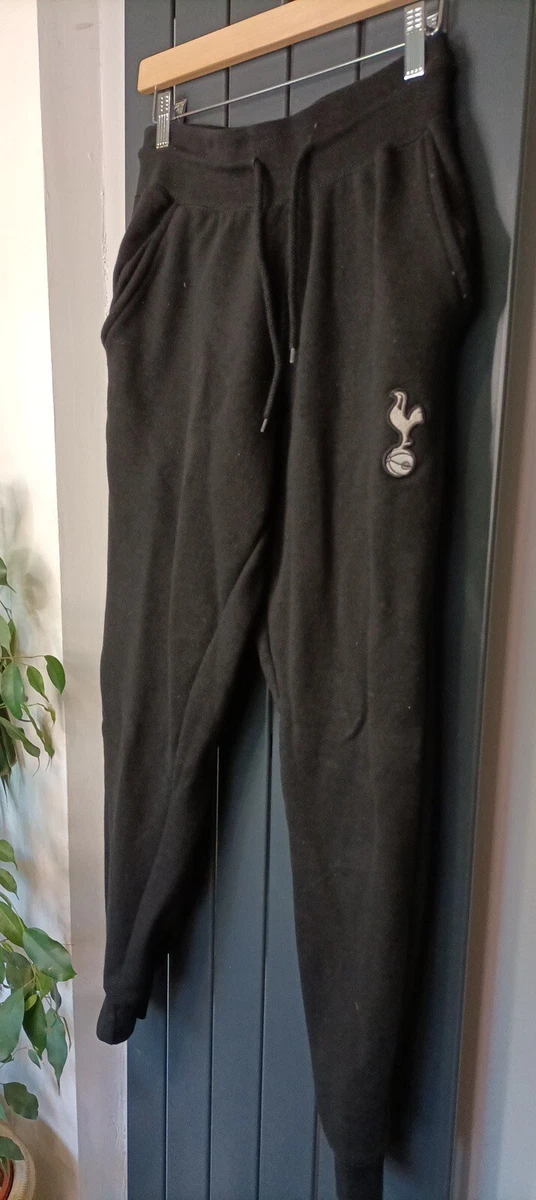 Tottenham Hotspur Black Joggers Size S Drawstring Waist