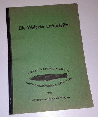 Vintage Booklet DIE WELT DER LUFTSCHIFFE The World of Airships  in german