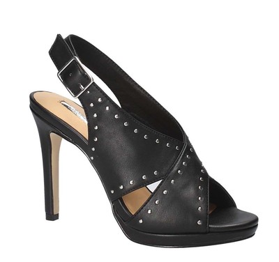 GAUDI V83 65605 scarpe donna sandali tacco plateau pelle zeppa nero borchie  | eBay