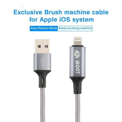 Brosse-brosse exclusive pour Apple iOS recharge rapide adaptateur câble de démarrage - Photo 1/7