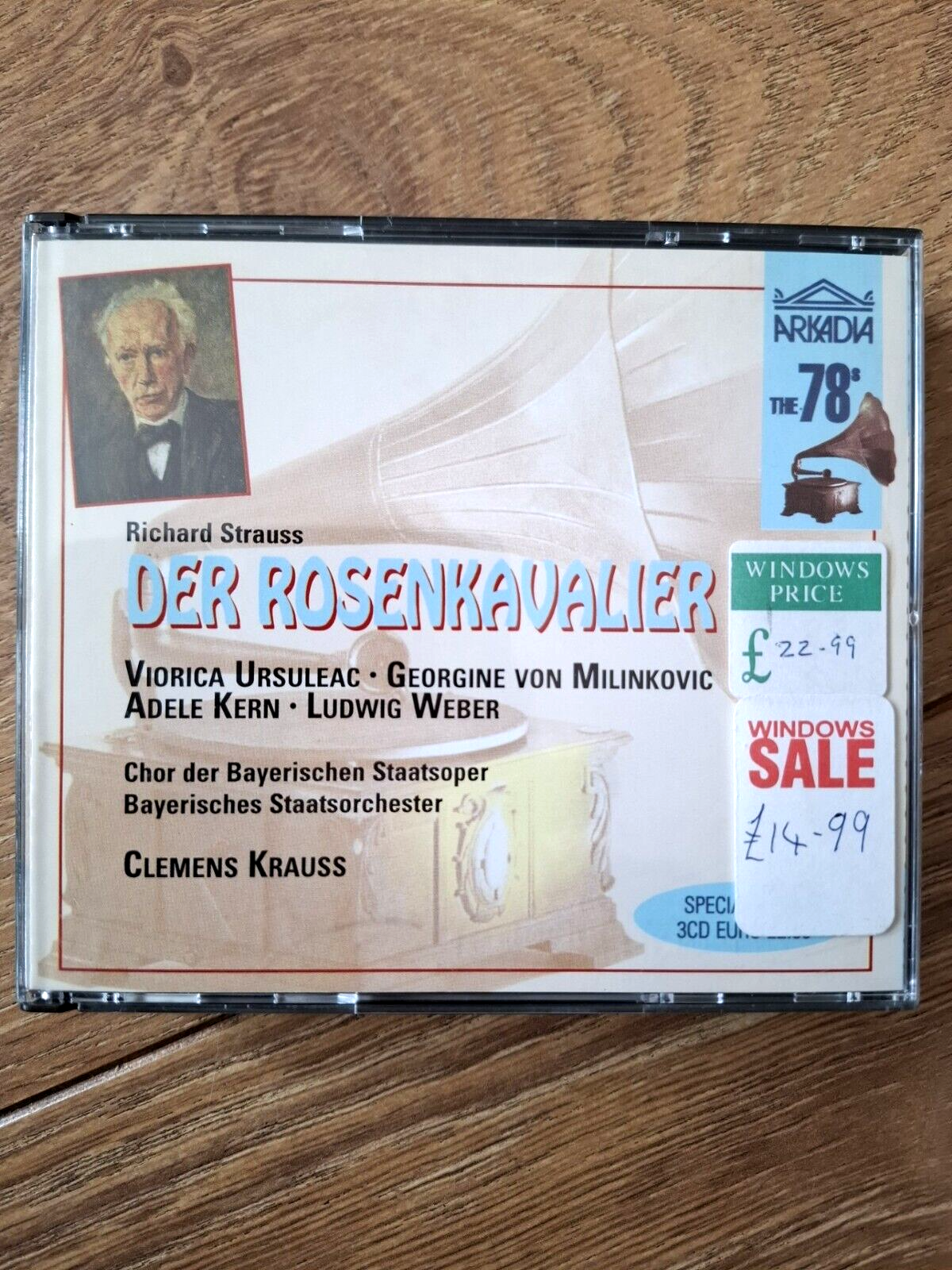 Richard Strauss: Der Rosenkavalier - Clemens Krauss - 3CD Box set & Booklet