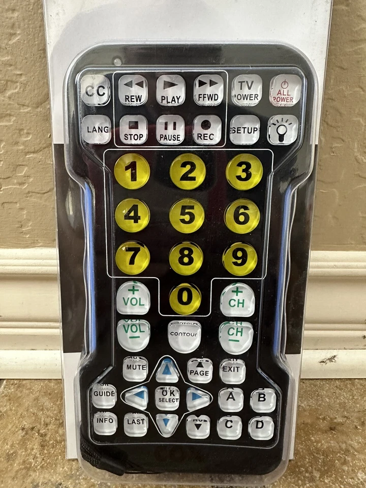 NEW Genuine COX Large Button Remote Control Oversized Set-Top Boxes - Image 2 of 3