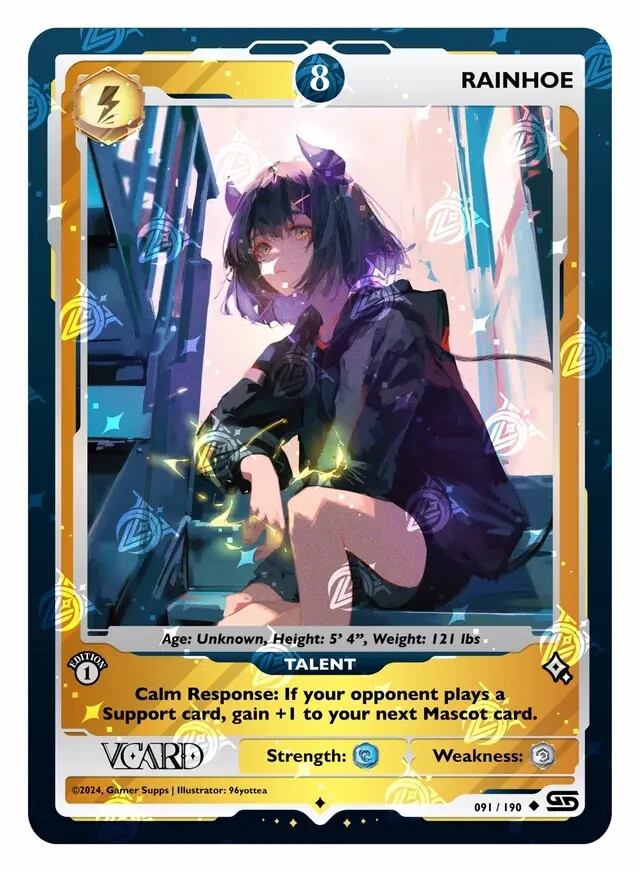 Sleeved VCard Talents (Holo Included) | Rising Stars - Read
