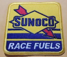 Sunoco Race Fuels Embroidered Patch approx 3x3"