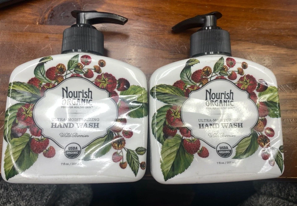 Nourishing Organic  HAND WASH Wild Berries (Pack 2) - Image 2 of 4