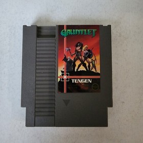 Nintendo NES Gauntlet Game With Box & Game Tested Authentic