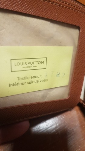 NEW Authentic LOUIS VUITTON LEATHER Portemonnaie Wallet Paris France unisex - Picture 7 of 12