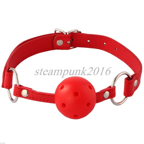 Restraint Mouth Gags Open Leg Spreader Bar Handcuffs Ankle Cuffs Body Harness - Picture 7 of 11