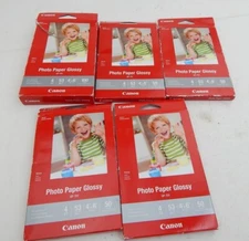 Canon PIXMA Photo Paper lot 300 Sheets Glossy GP-701 4"x6" 300 Total Sheets