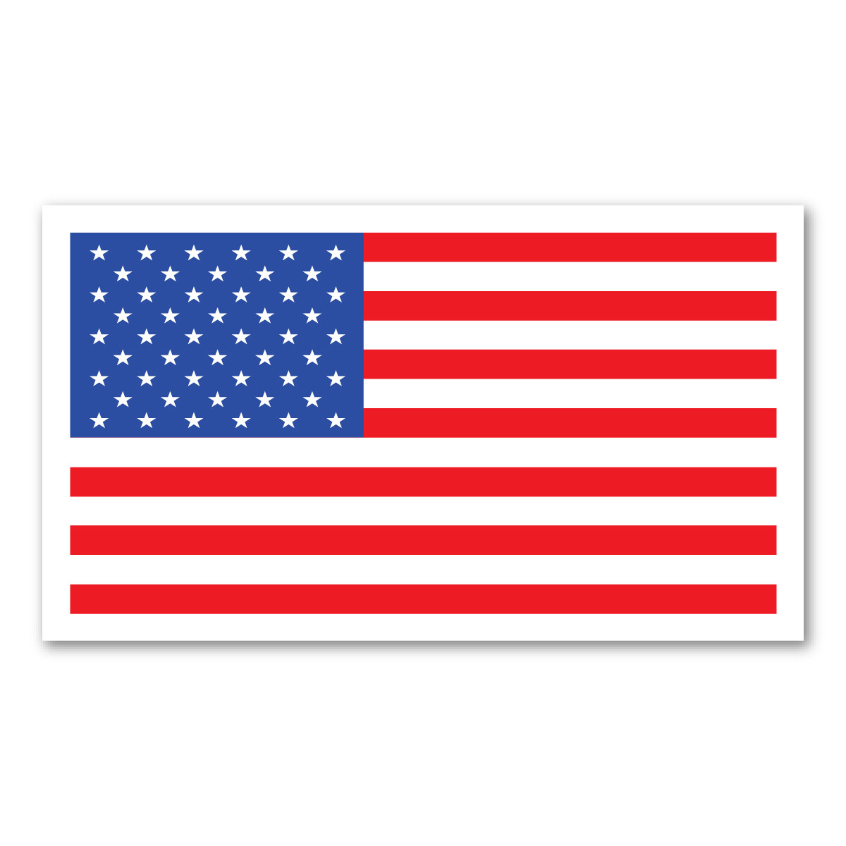 American Flag Rectangle Magnet