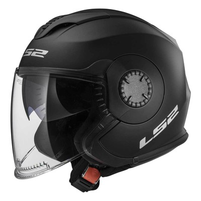 LS2 Jethelm OF570 Verso Solid matt-schwarz
