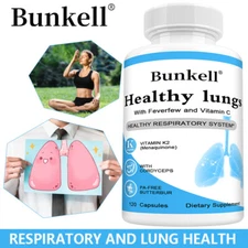 Lung Detox & Cleanse - Cordyceps,Quercetin,Bromelain - Healthy Lungs Supplement