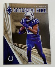 2019 Panini Phoenix #23 T.Y. Hilton Catching Fire Card PF1