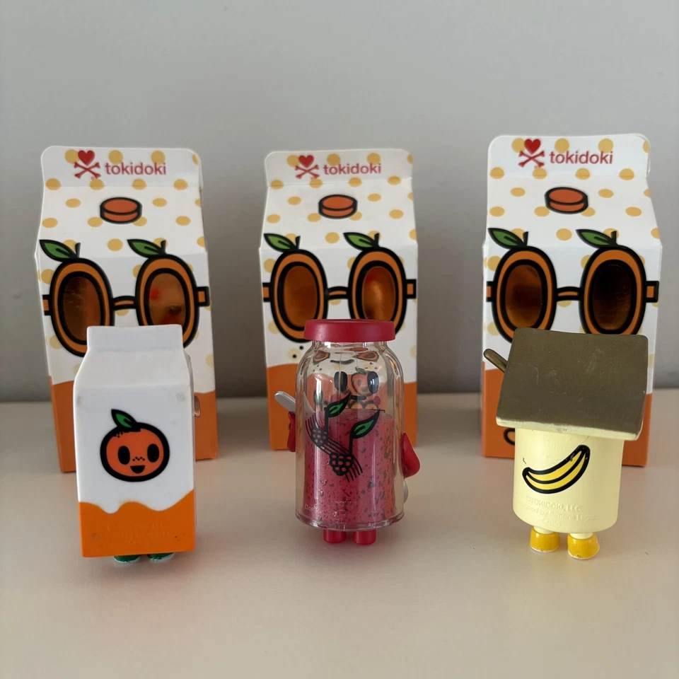 TOKIDOKI MOOFIA BREAKFAST BESTIES LOT OF 3-BERRY JAMZ,JUICE JUICE,NANA - Image 2 of 4