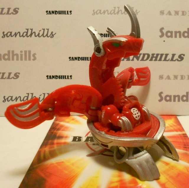 Bakugan Meta Dragonoid Red Pyrus Mechtanium Surge Element Change 900G 