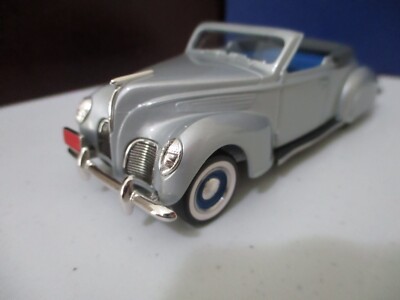 Durham Models 1938 Lincoln Zephyr Convert., silver, limited ed. 1/250, MB 1:43