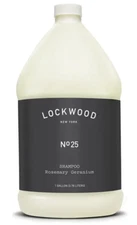 Lockwood New York Shampoo Nº25 Rosemary Geranium GALLON Pump Commercial Refill