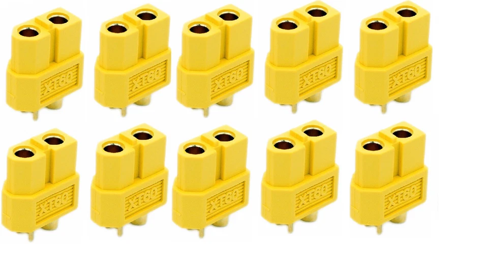 Juego de 10 piezas de 10 conectores hembra enchufe XT60 XT-60 batería RC FPV adaptador dron Foto 4 de 4