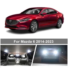 LED Light Interior Package Kit + Reverse Backup Lights For Mazda 6 2014-2023