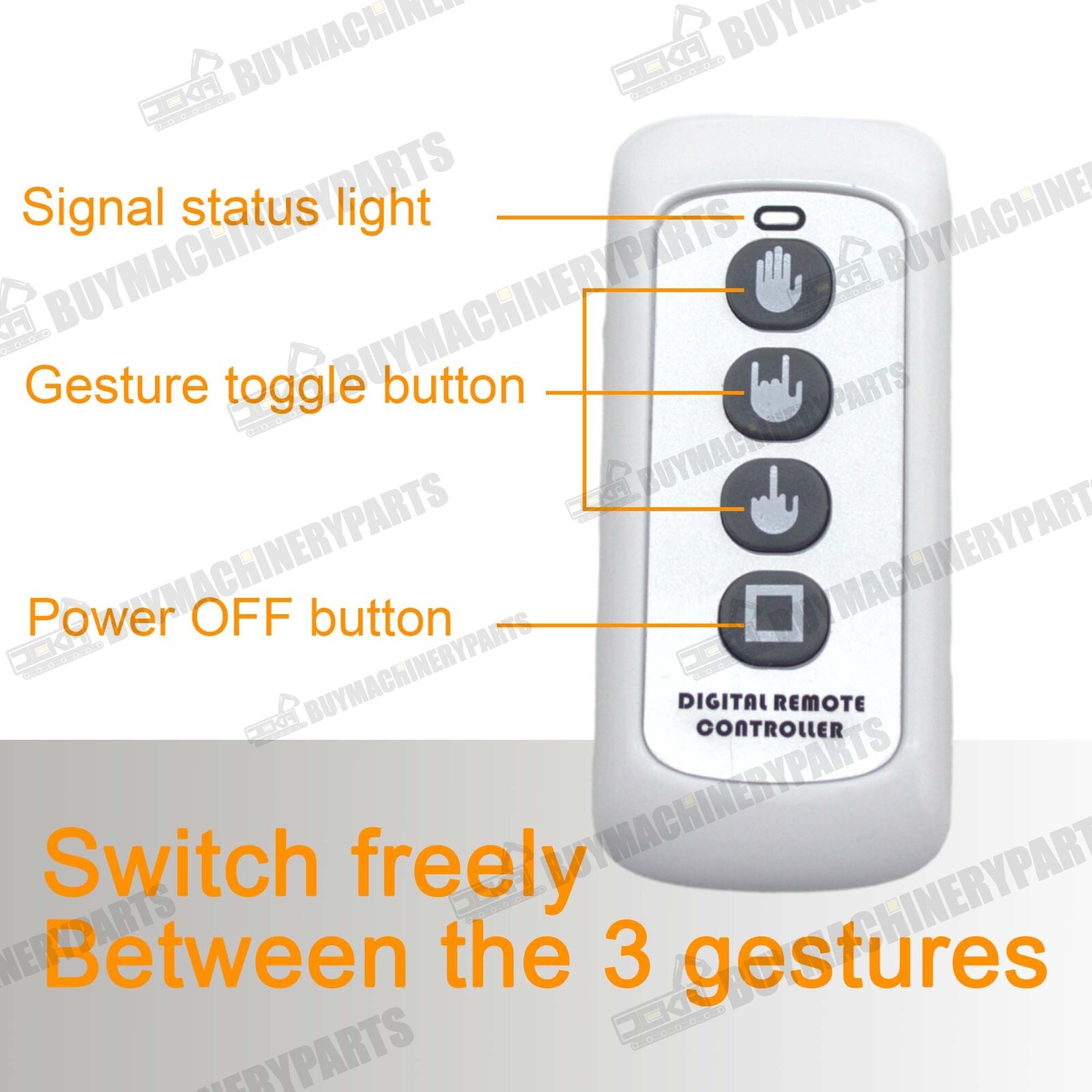 DIY Mittelfinger LED-Licht mit Remote Road Rage Sign Mittelfinger  Gesture-Light