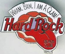Hard Rock Hotel BALI Beach Club 1998 "Wham, Bam, I am a Clam!" PIN - HRC #690