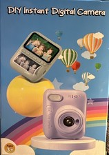Kids Camera Instant Print Upgrade Dual-Lens Selfie Digital Camera Age 3-12