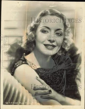 1938 Press Photo Actress Joan Perry - kfp13989