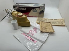 Complete Vintage Osrow Seamstress II Steam Iron Lightweight Steam Iron w/ Manual