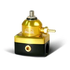 BLOX Racing 2-Port Design Gold/Black Adjustable Fuel Pressure Regulator